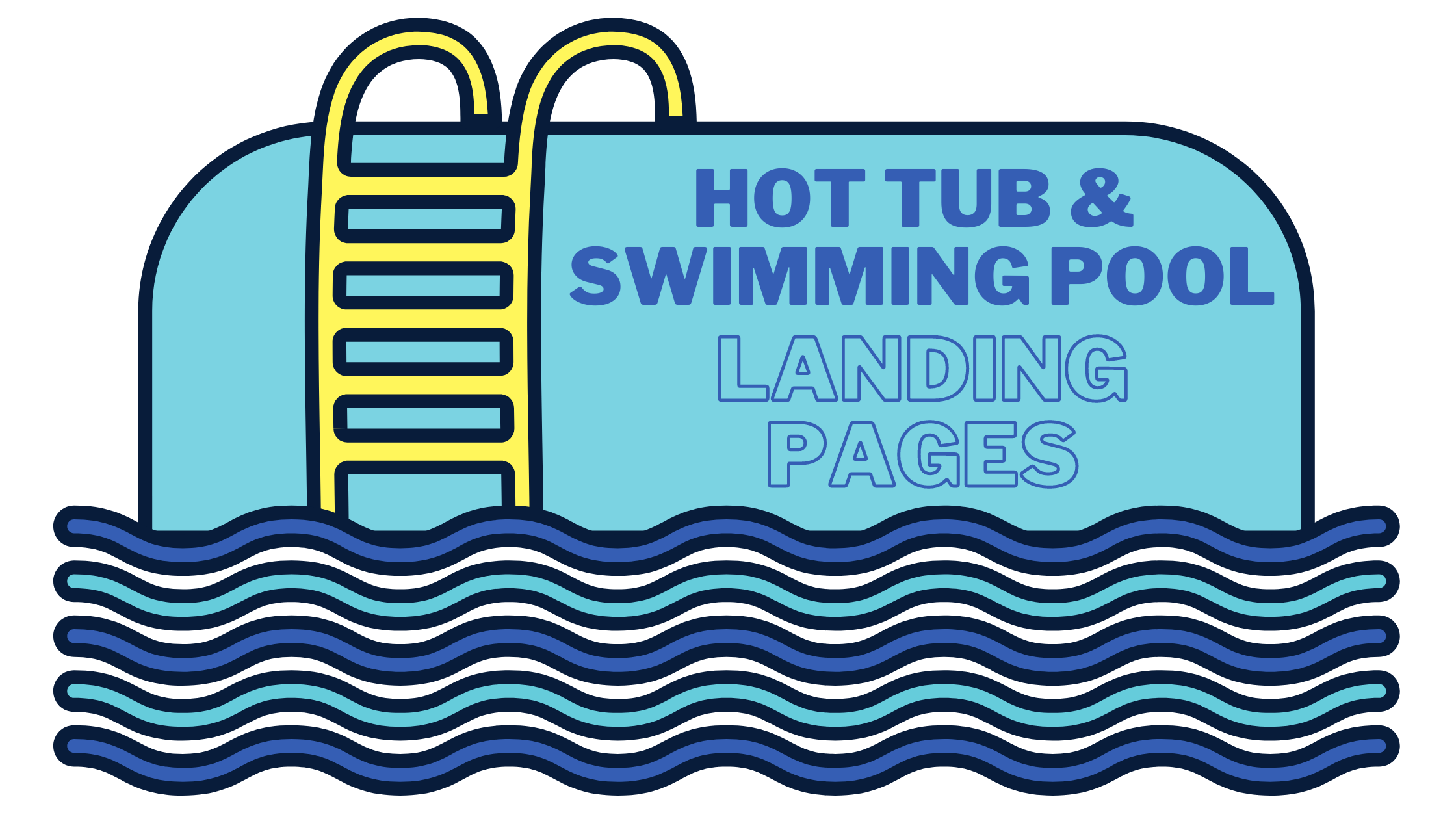 Hot tub and swimming pool landing pages