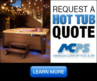 An example of a request a quote ad for a hot tub