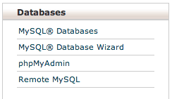 Mysql databases capture