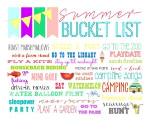 Embrace Your Summer Bucket List
