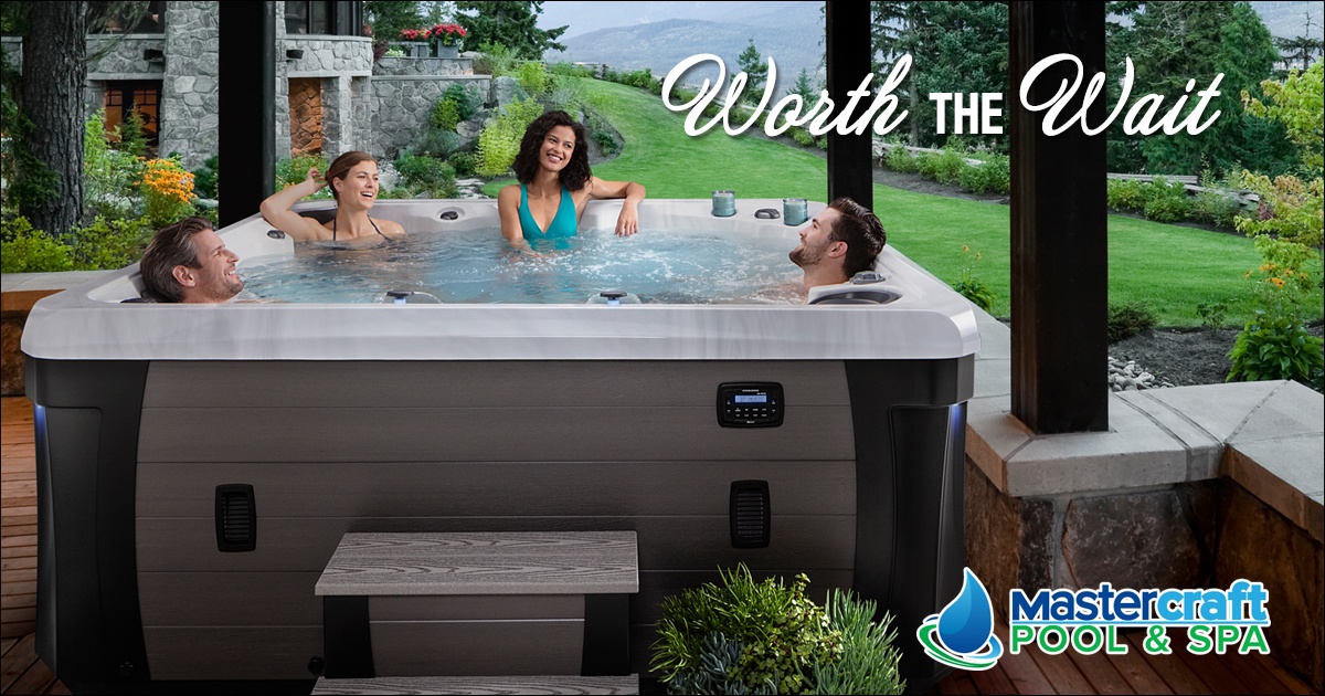 Example of special promotion of a hot tub